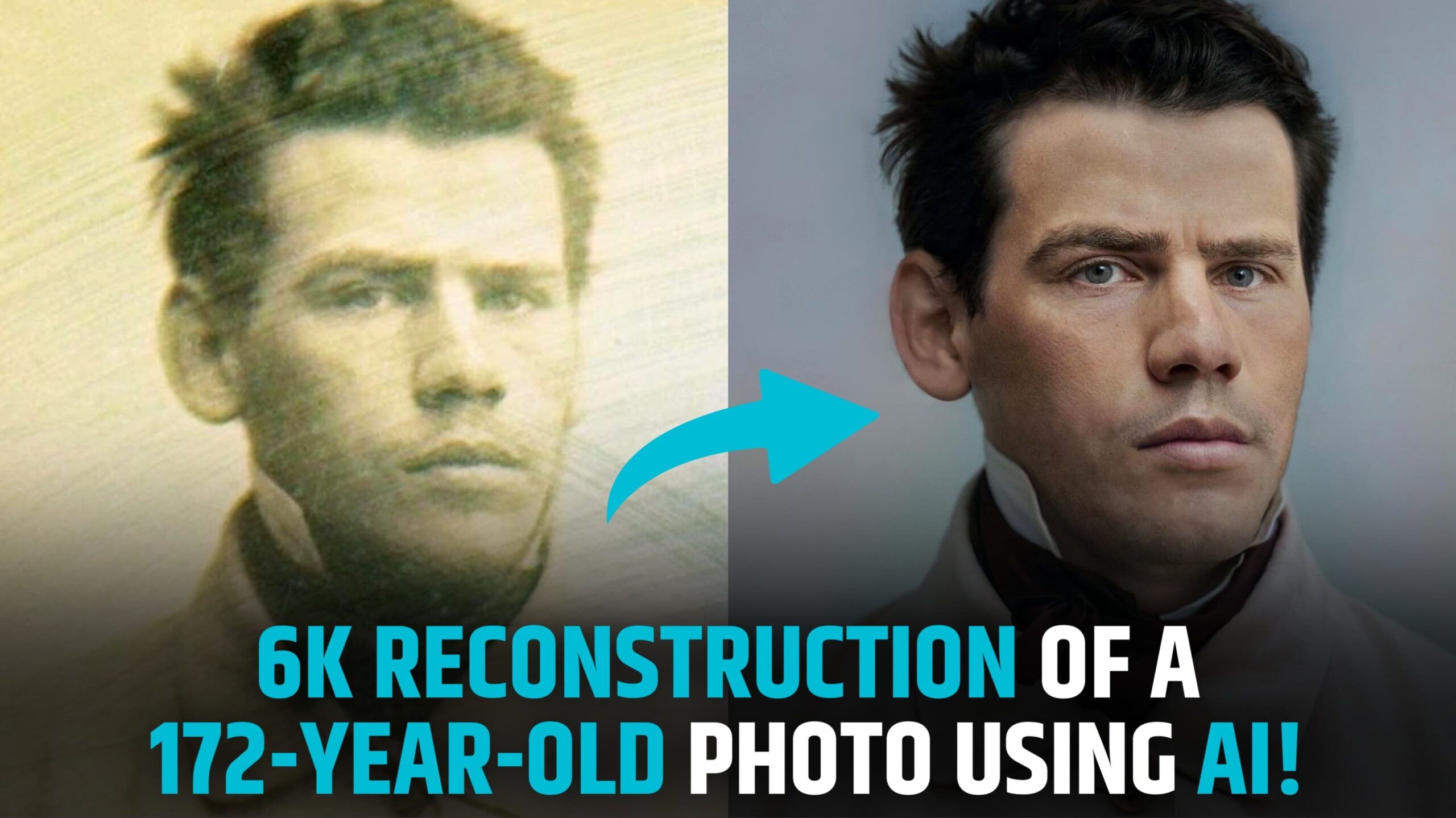AI Brings 172-Year-Old Photo of Leo Tolstoy Back to Life in Stunning Detail