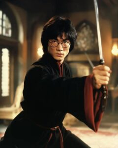 Ai generated Harry Potter characters as kung-fu masters