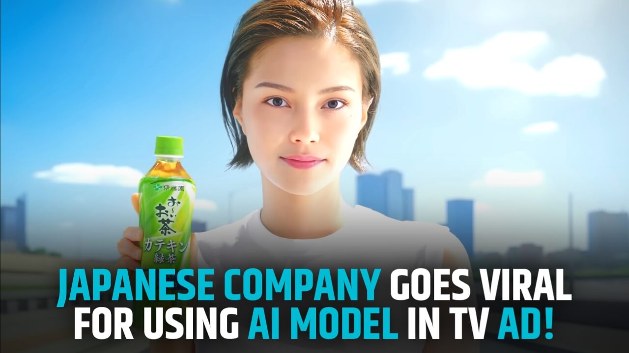 Japanese Company Uses AI Model in TV Ad Going Viral