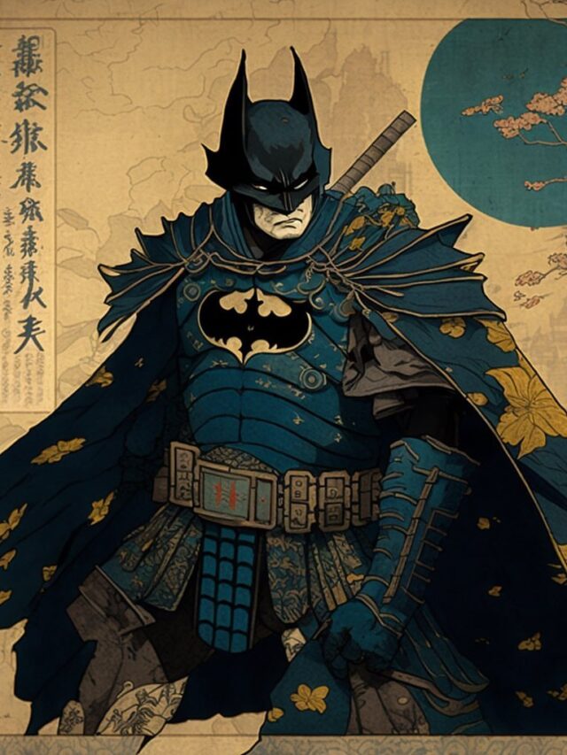 AI Generated Ancient Japanese Artworks of DC Superheroes