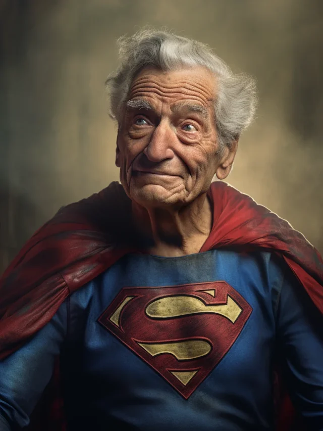 AI Generated Superheroes After They Aged