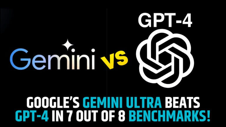 Google’s Gemini Ultra Beats GPT-4 In 7 Out Of 8 Benchmarks