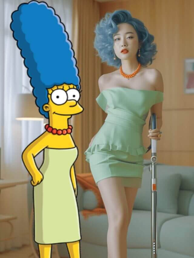 AI Reimagined Simpsons Characters As K-Drama